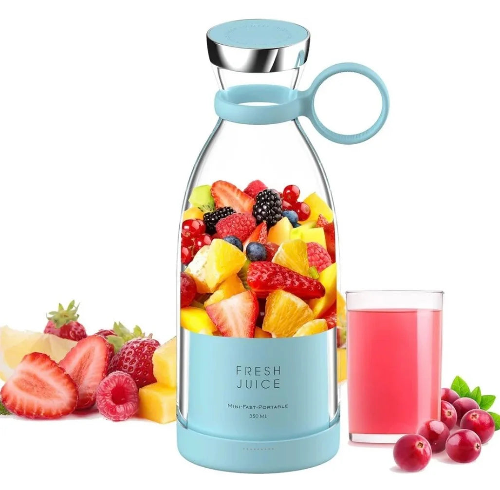 JuicyGo™ Przenośny Mini Blender USB – Sokowirówka do Owoców, Koktajli i Smoothie | Wielofunkcyjny Mikser do Soku i Shake’ów